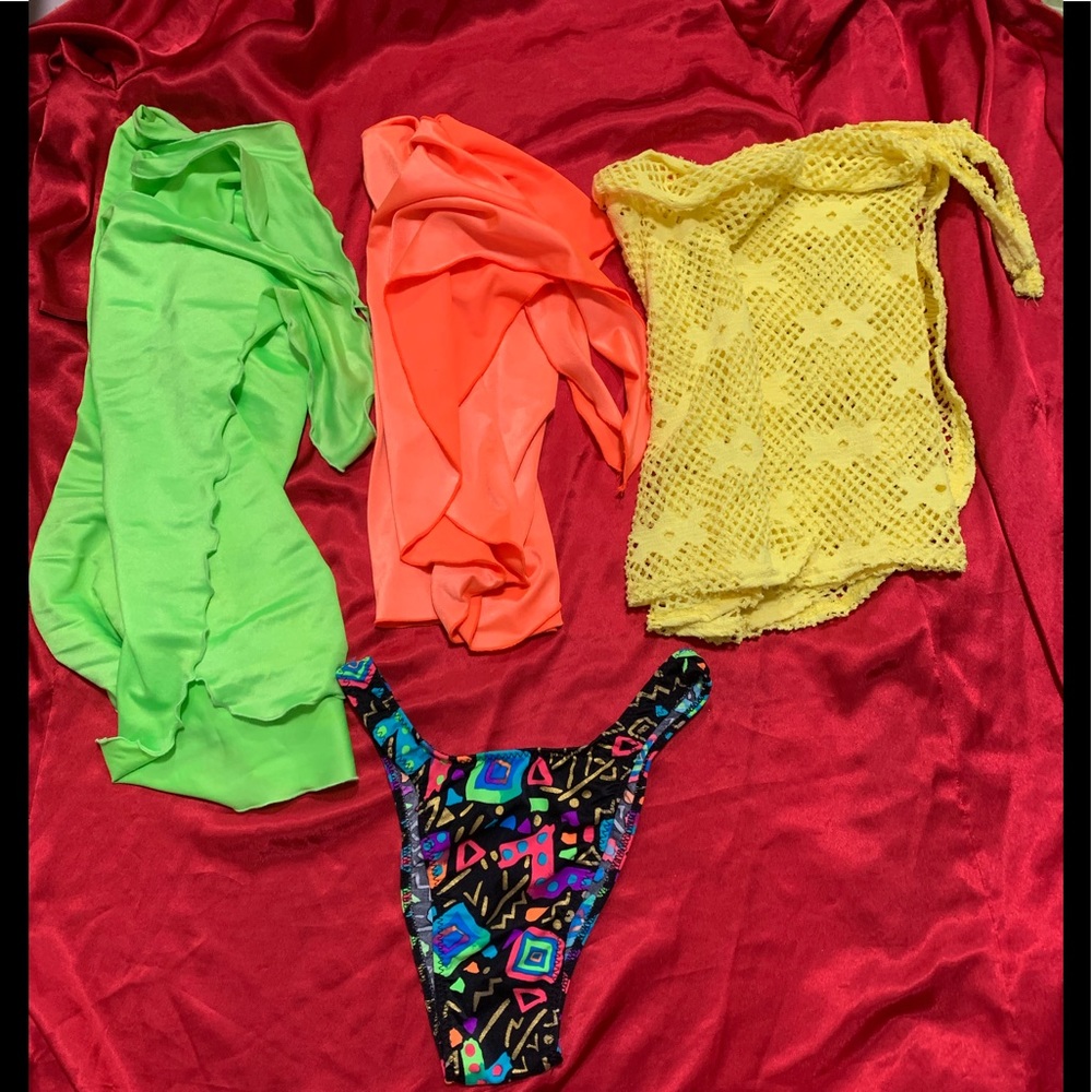 Exotic Dancer or Beachwear Lot of 4 items